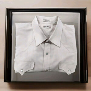 Sheplers Pearl Snap Western Shirt Mens Size 18 Tall( 2XL Tall) Short Sleeves Tan